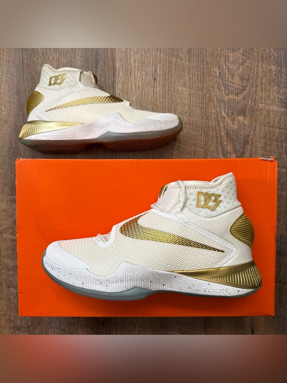 Nike Zoom HyperRev 2016 Draymond Green PE White Gold